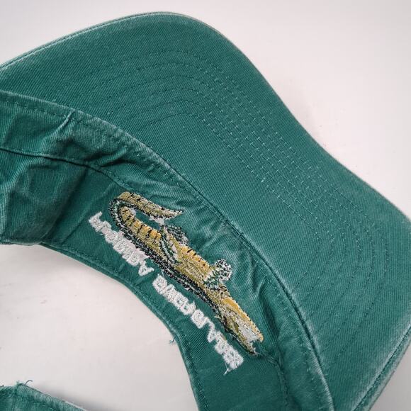 Florida Everglades Strapback Sun Visor Cap Green OS Adjustable O'Keefe's Reef - Picture 8 of 10